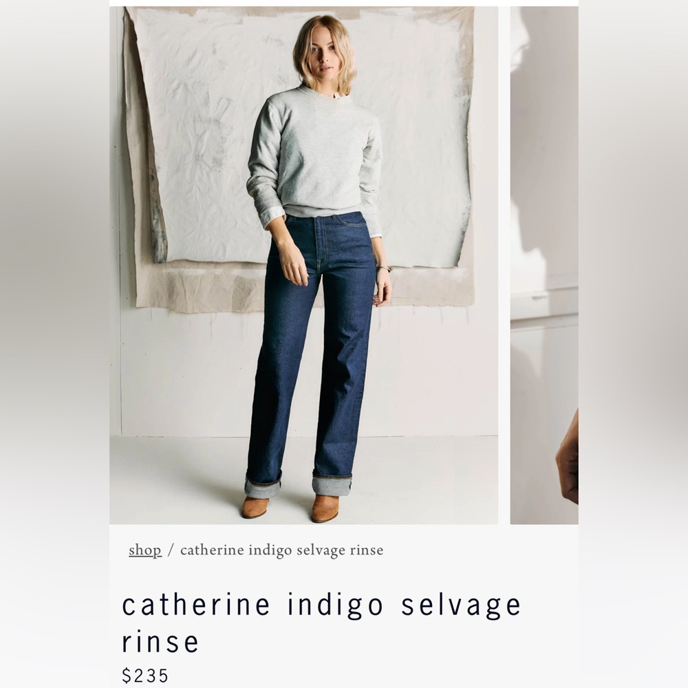 Imogene and Willie Catherine Indigo Rinse
